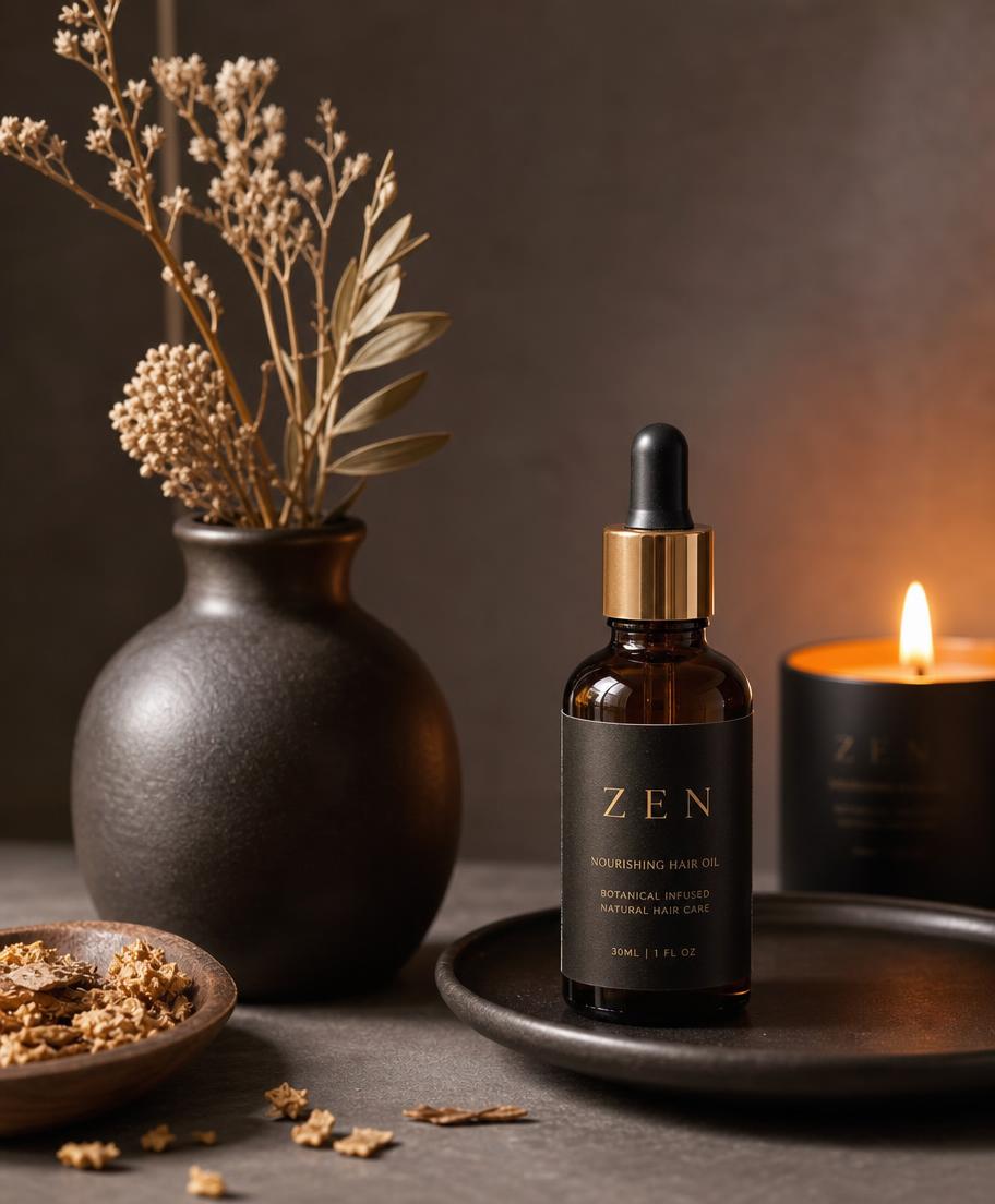ZEN Nourishing Hair Oil — Botanical Infused